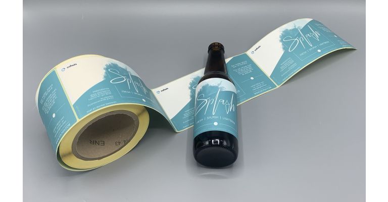 BNR-fles met etiket 