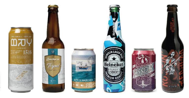 Bieretiketten en shrink sleeves