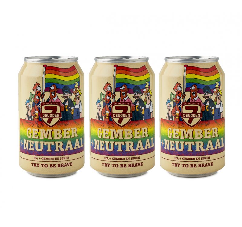 Shrink sleeve voor bierblik